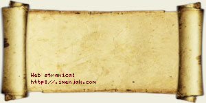 Isidora Pejatović vizit kartica